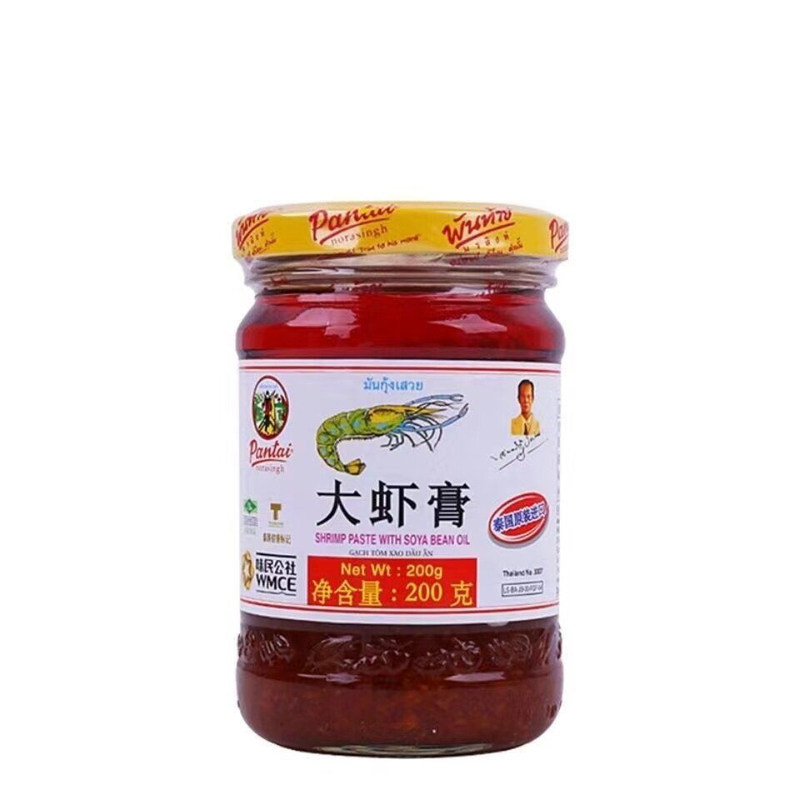 泰国进口潘泰诺华星牌大虾膏200g潘泰大虾膏虾头油 Pantai虾酱