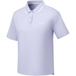 斯凯奇2025新款夏女POLO衫夏季新款宽松透气凉感舒适上衣运动T恤