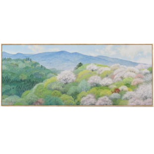 野地美树子X仟象映画 原木风客厅装饰画温馨卧室风景壁画电视挂画