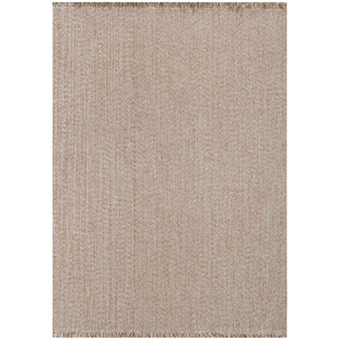 手工亚麻无胶羊毛地毯丨客厅高级感素色黄麻卧室床边毯流苏古臻