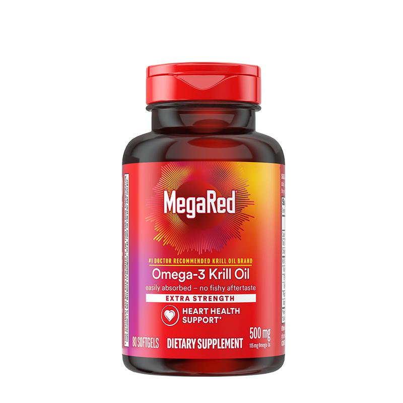 MegaRed脉拓纯南极磷虾油美国进口控血脂迈拓深海鱼油官方旗舰店