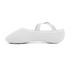 舞苑王军088白色舞蹈鞋弹力布舞鞋软底练功鞋形体鞋儿童猫爪鞋