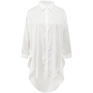 维多控性感睡衣2025新款女秋冬真丝绸男友风衬衫睡裙女家居服薄款