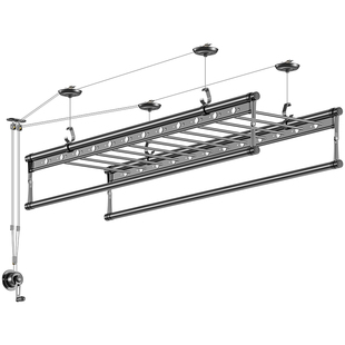 【政府补贴】升降晾衣架手摇器阳台室内家用晾晒衣杆自动神器顶装