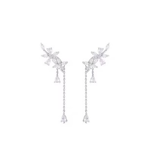 「指尖流光」精灵耳耳夹蚊香盘耳夹无耳洞女耳饰森系仙耳环耳钉