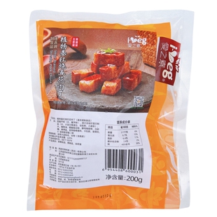 鸿昶爱之素红烧五花肉丁200g祭祀素肉三层肉梅菜红烧火锅素食馆