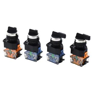 LA38-20X3 11X2两档三挡自锁复位旋转换选择按钮开关瑞沃尔22mm