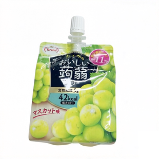 包邮进口多良见tarami蒟蒻吸吸果冻水蜜桃芒果晴王葡萄味魔芋果冻