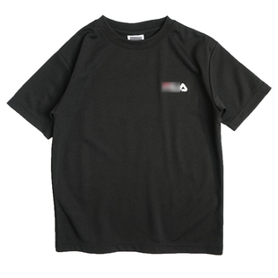 夏季短袖T恤字母绣标薄款运动休闲童装男女中大童速干防晒衣S06