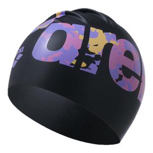 arena阿瑞娜新游记男女健身防水字母弹力大头围长发硅胶泳帽