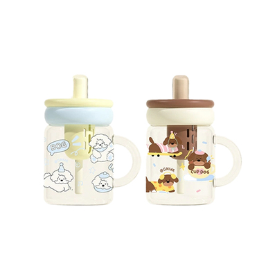 象普高硼硅玻璃吸管杯耐冷耐热