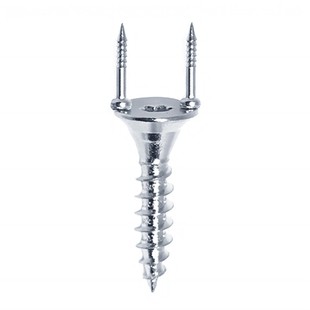 PVC安装无痕钉踢脚线木工饰面隐藏双头丫型无痕羊角钉双向固定钉