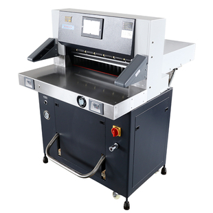 宝预6708C重型液压切纸机智能程控厚层裁纸机A3全自动标书裁纸刀PVC相册A4裁切机图文装订切纸设备书本切割机