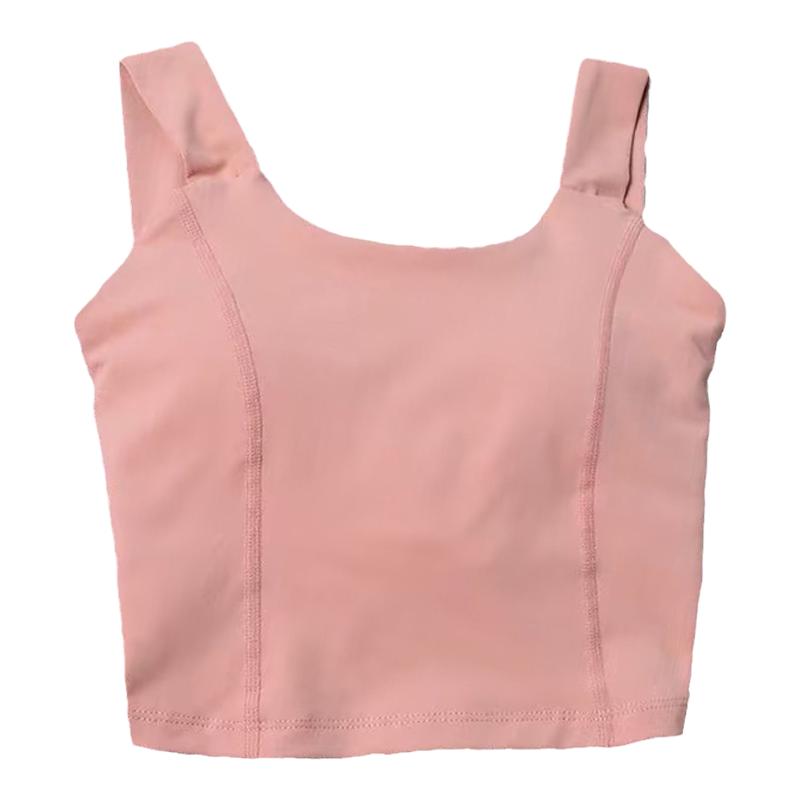 瑜伽服背心女带胸垫新款外穿跑步