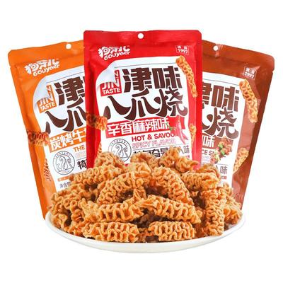 狗牙儿津味八爪烧188g大袋锅巴