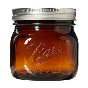 ball masonjar 美式斗草烟草茶叶茶色避光棕色梅森罐保湿密封罐