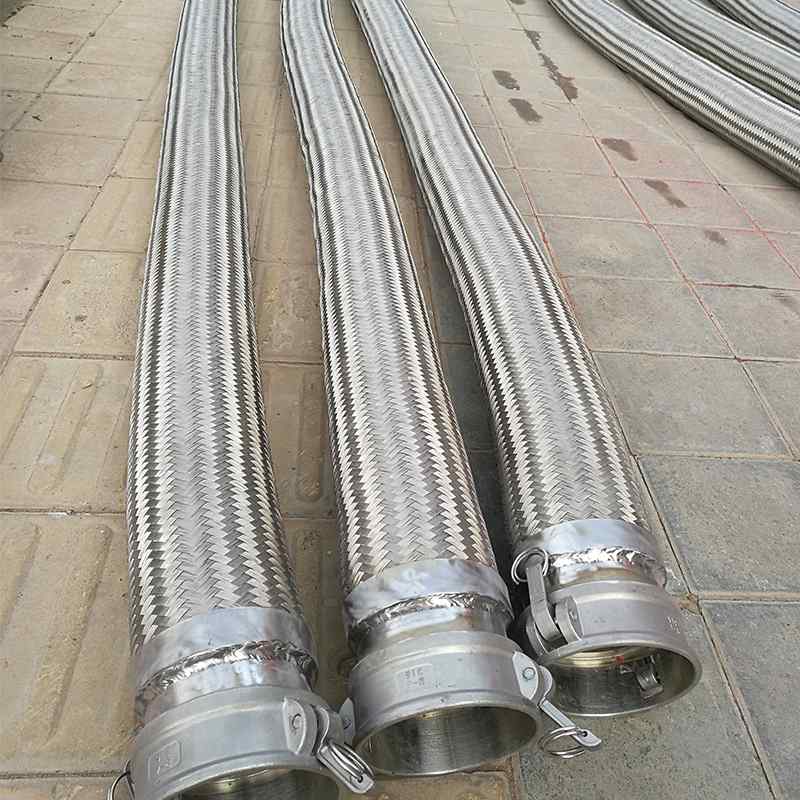 304不锈钢波纹管 快速接头式金属软管 油罐车卸料管4分6分1寸