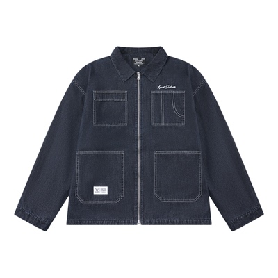 XXZXX双面穿牛仔外套男女同款