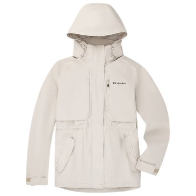 哥伦比亚女子银点防水冲锋衣