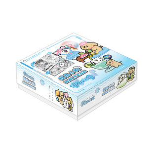 线条小狗周边大礼盒吧唧徽章拍立得小卡明信片51件套限定生日礼物