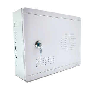 壁挂弱电箱明装家用弱电箱塑料面板光纤网络多媒体信息箱配排插