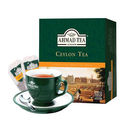 AHMADTEA锡兰红茶100包适调奶茶