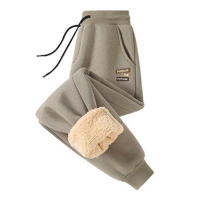 真维斯羊羔绒裤子男款冬季