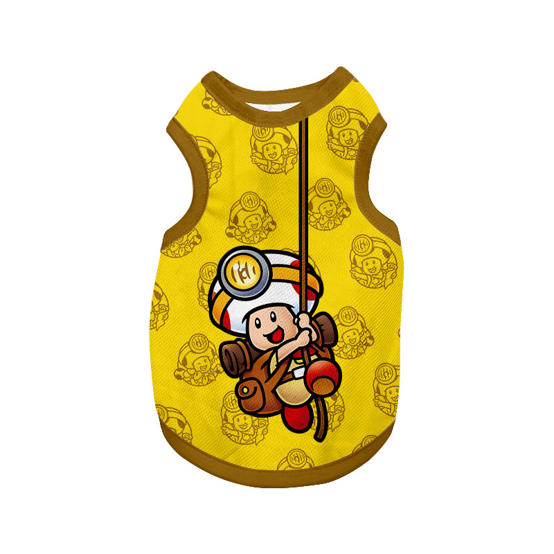超级马里奥蘑菇队长宠物衣服