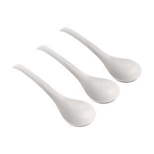 稻壳勺子一次性加厚高档分菜勺大号长柄食品级酒席家用喝汤大公勺