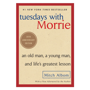 相约星期二 英文原版 Tuesdays with Morrie平装版 非口袋本 当代文学名著 学生课外阅读 十四堂星期二的课 搭午夜图书馆 Educated