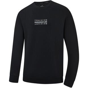 特步套头卫衣男2025春秋官方套头衫运动休闲圆领上衣976329920128