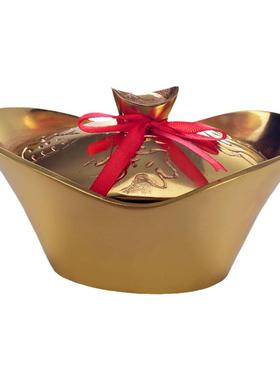 黄铜制作奉神金元宝贡财神