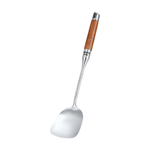 铿锵锅铲316L不锈钢加厚炒菜铲子漏捞勺汤勺家用厨具炒勺套装铁铲