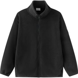 巴拉巴拉儿童摇粒绒外套男童女童上衣春秋款童装亲子装宝宝衣服潮