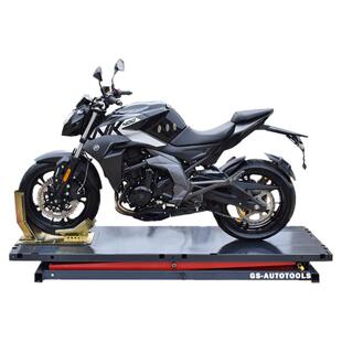 摩托车电动维修平台大排量气动修理工作台升降台液压剪式KL举升机