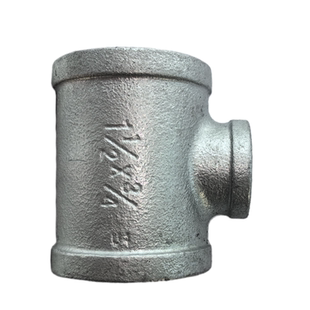 镀锌玛钢铸造异径变径三通中小内丝口牙螺纹消防水暖管道配件接头