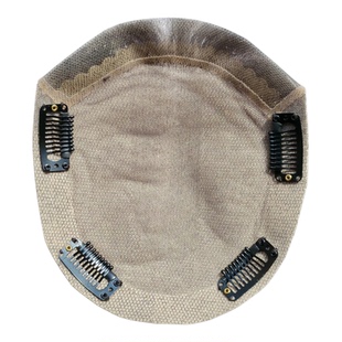 许昌假发辫发全手织双递针真发头顶补发片生物膜前额自然仿真头皮