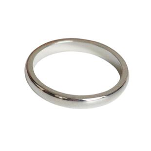 S925纯银简约经典时尚光面圆肚闭口银戒指尾戒素银指环支持刻字女