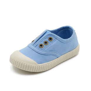 TOPSTAR儿童帆布鞋女童幼儿园室内鞋男童鞋软底宝宝鞋小白鞋秋季