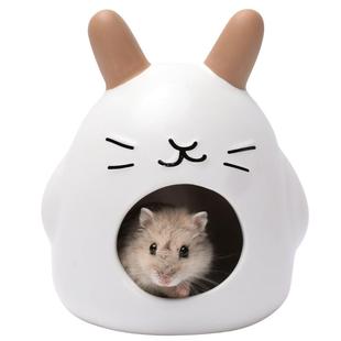 仓鼠陶瓷窝躲避屋夏天金丝熊睡窝降温避暑侏儒豚鼠小房子睡觉冰屋