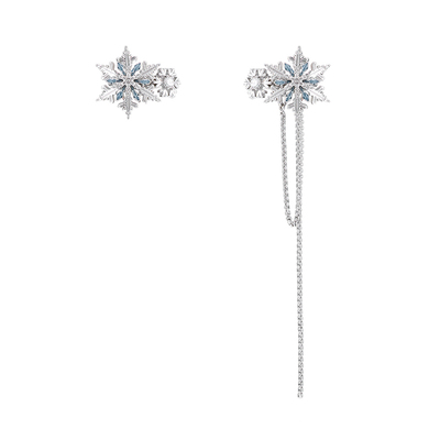 SUMIYAKI雪花流苏耳骨夹无耳洞