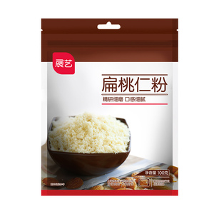 展艺扁桃仁粉500g蛋糕马卡龙牛轧糖坚果家用烘焙雪花酥超细原材料