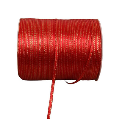 0.3cm双金边细彩带装饰包装丝带