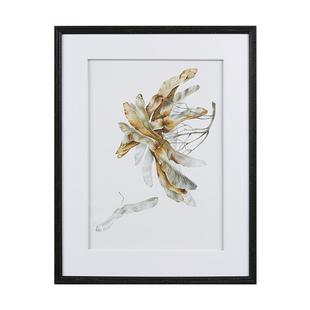 HarborHouse美式家居客厅简约装饰画松木框墙画荚果装饰画Jeffrey