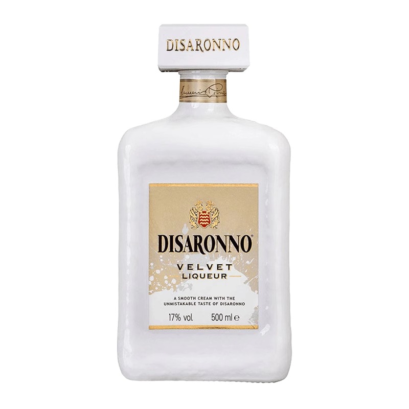 蒂萨诺白丝绒利口酒DISARONNO杏仁奶油配制酒甜酒500ml意大利进口