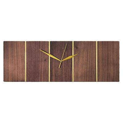 KOLYMAX黑胡桃木客厅挂钟装饰