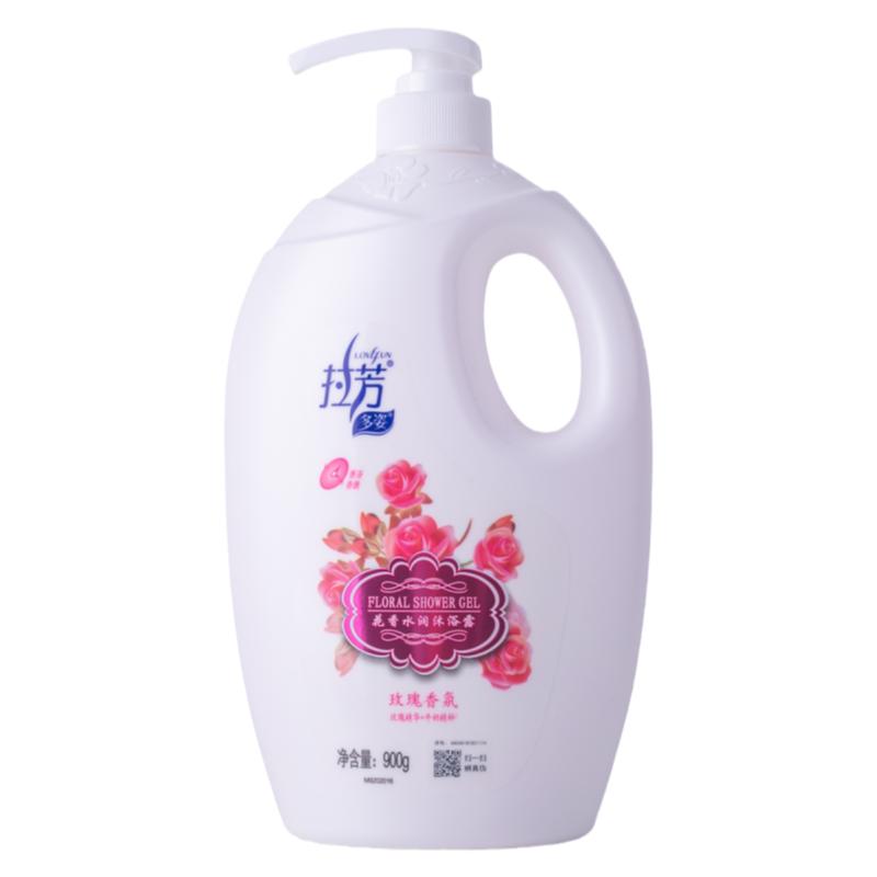 拉芳多姿沐浴露花香水润家庭装男沐浴露