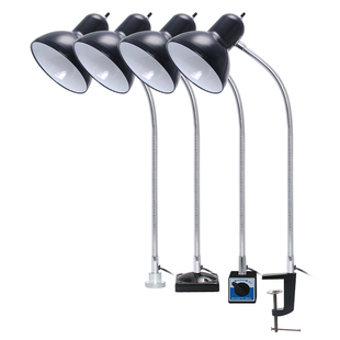 LED螺口工作用台灯磁吸夹子灯夹式灯灯座工业流水线操作台照明灯