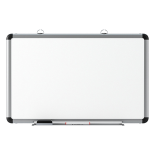 得力白板写字板挂式双面办公书写壁挂黑板儿童家用教学单面商用小黑板可擦磁性小白板画板挂墙式白班写字板