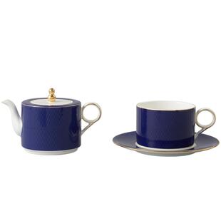 永丰源蓝色多瑙河4头/8头/17头咖啡具套装陶瓷咖啡杯茶杯水杯送礼